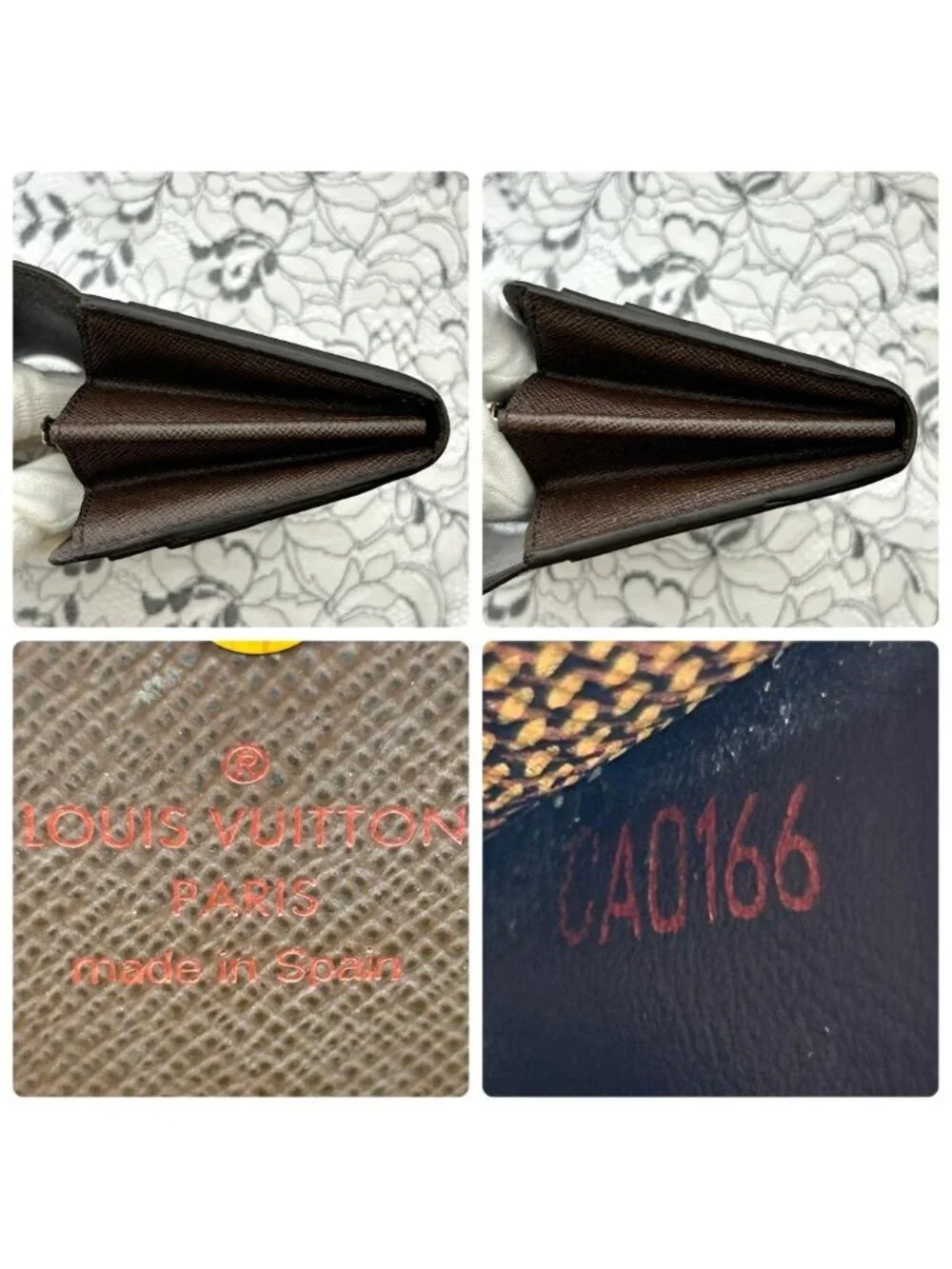 Louis Vuitton Damier Portefeuille Sarah Wallet